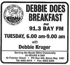 Debbie Does Breakfast advertisement