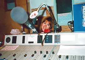 Judy in the studio