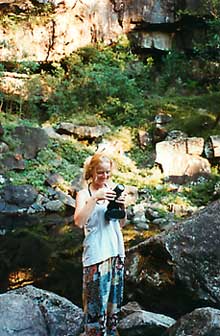 Andrea at Minyon Falls