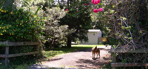 Driveway entrance