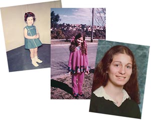 Debbie aged 2, 10 and 17