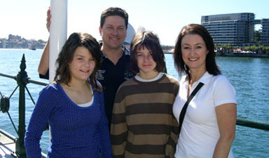 Marlee, Mark, Mitchell and Leanne