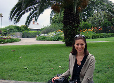 Debbie at Botanical Gardens
