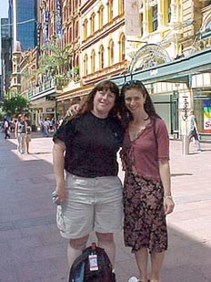 Judy and Debbie in Sydney