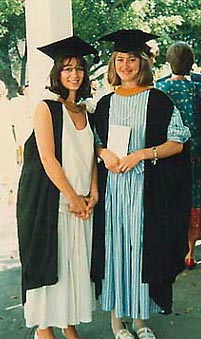 Debbie and Clare graduate