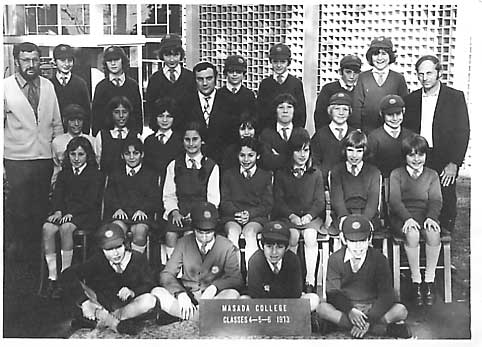 Masada College classes 4-5-6 in 1973
