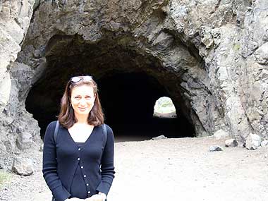 Debbie at the Bat Cave