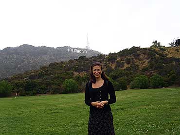 Debbie and the Hollywood sign again