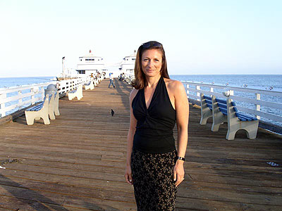 Debbie on Malibu Pier