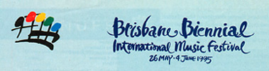 1995 Brisbane Biennial logo