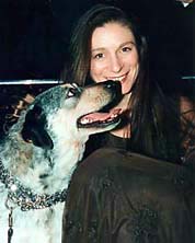 Debbie and dog