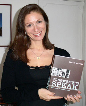 Debbie with her book