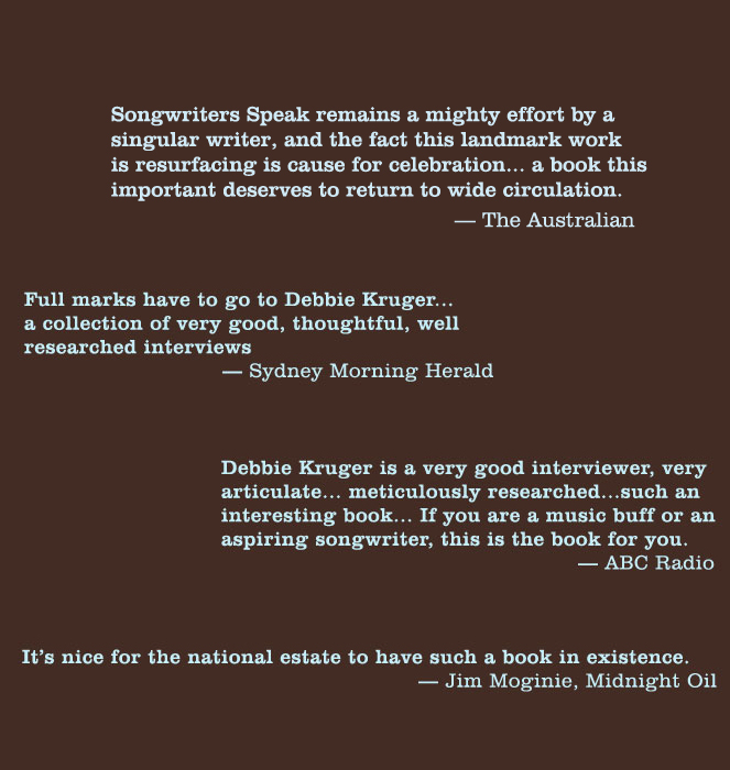 Songwriters Speak review quotes