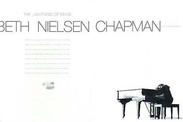 Opening pages Beth Nielsen Chapman feature