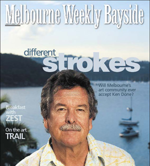 Ken Done Melbourne Weekly cover