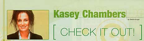 Kasey Chambers photo and heading