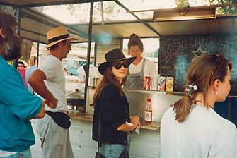 Deb at Bangalow Market